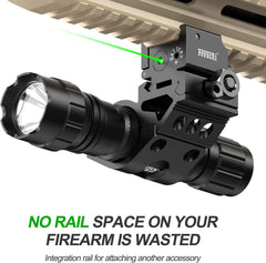 Feyachi PL-19-G Laser Weapon Light - Compact Green Laser for Pistol