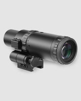 Feyachi M37 1.5X - 5X Red Dot Magnifier Focus Adjustment Optical Magnifier with Flip to Side Mount, Black