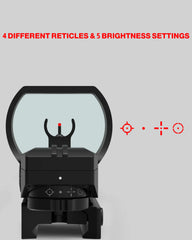 Feyachi M37&RS-30 Red Dot Magnifier Combo - Reflex Sight & Flip Mount(new)