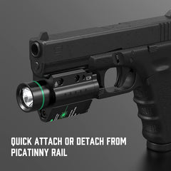 Feyachi LF-58 Light Combo 200 Lumen LED Flashlight Laser with Picatinny Rail Mount