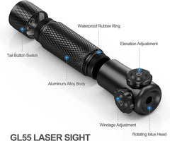 Feyachi GL55 Red laser Sight Rifle Scope - 20mm Picatinny Mount