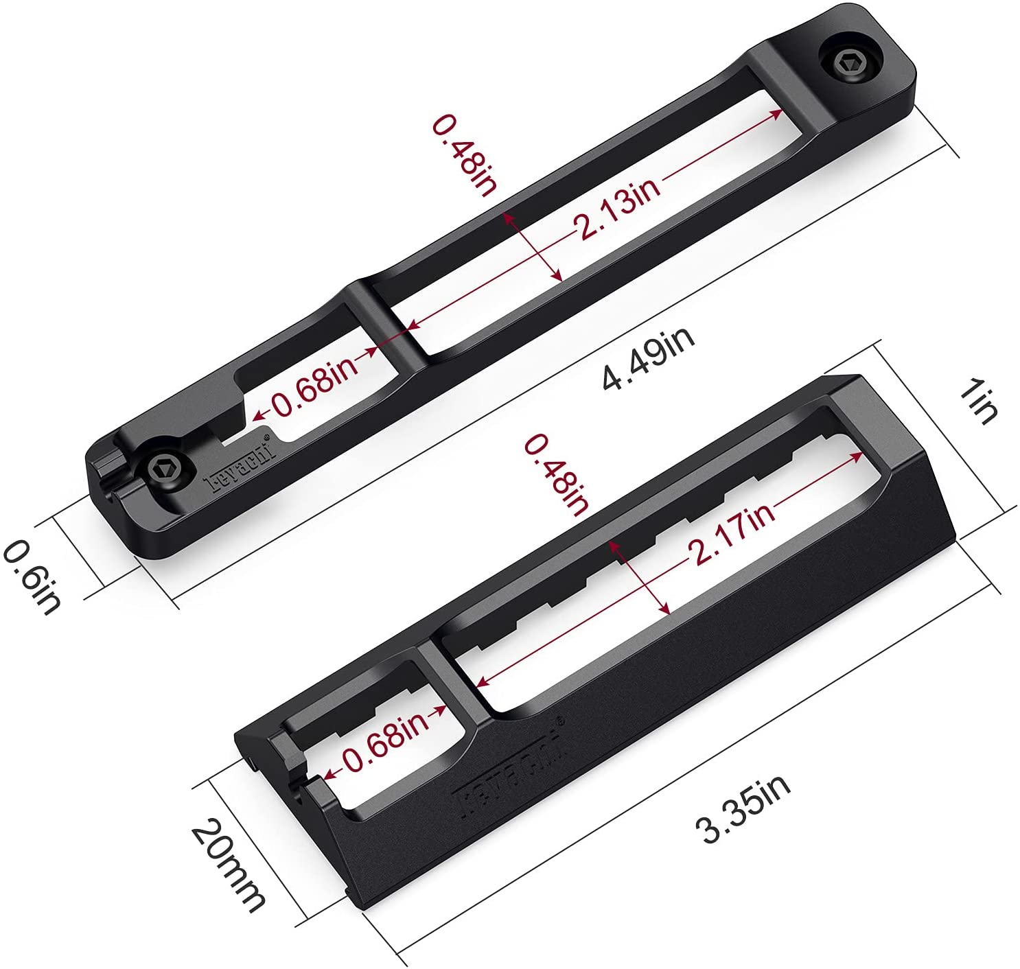 Feyachi MP24 Pressure Switch Mount Plate - Mlok/Picatinny Rail