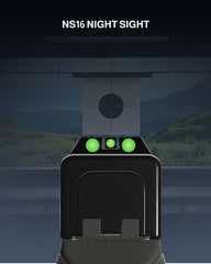 Feyachi NS16 Night Sights - Glow Dark Glock Sights