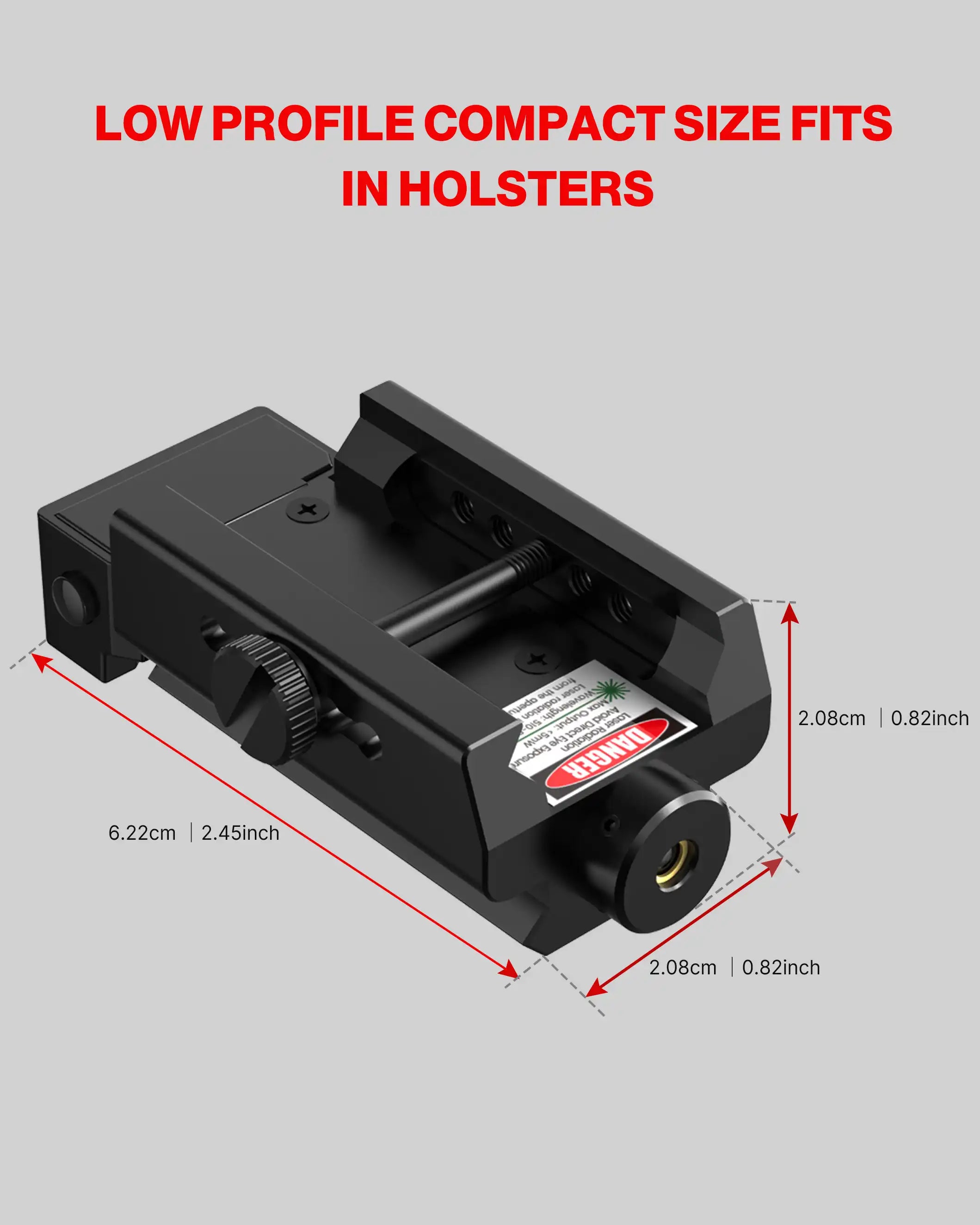 Feyachi PL-31 Compact Laser Sight - Red Low-Profile